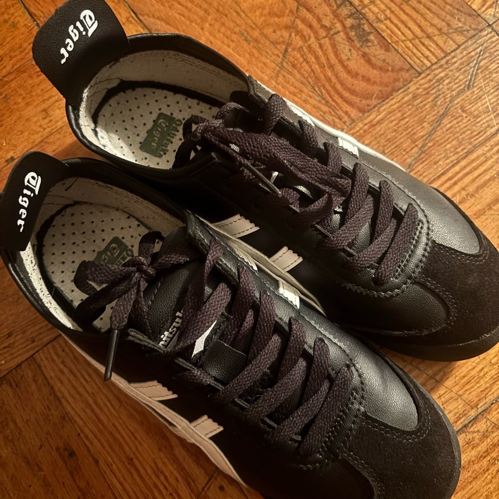 Onitsuka Tiger by Asics Black and White Sneakers